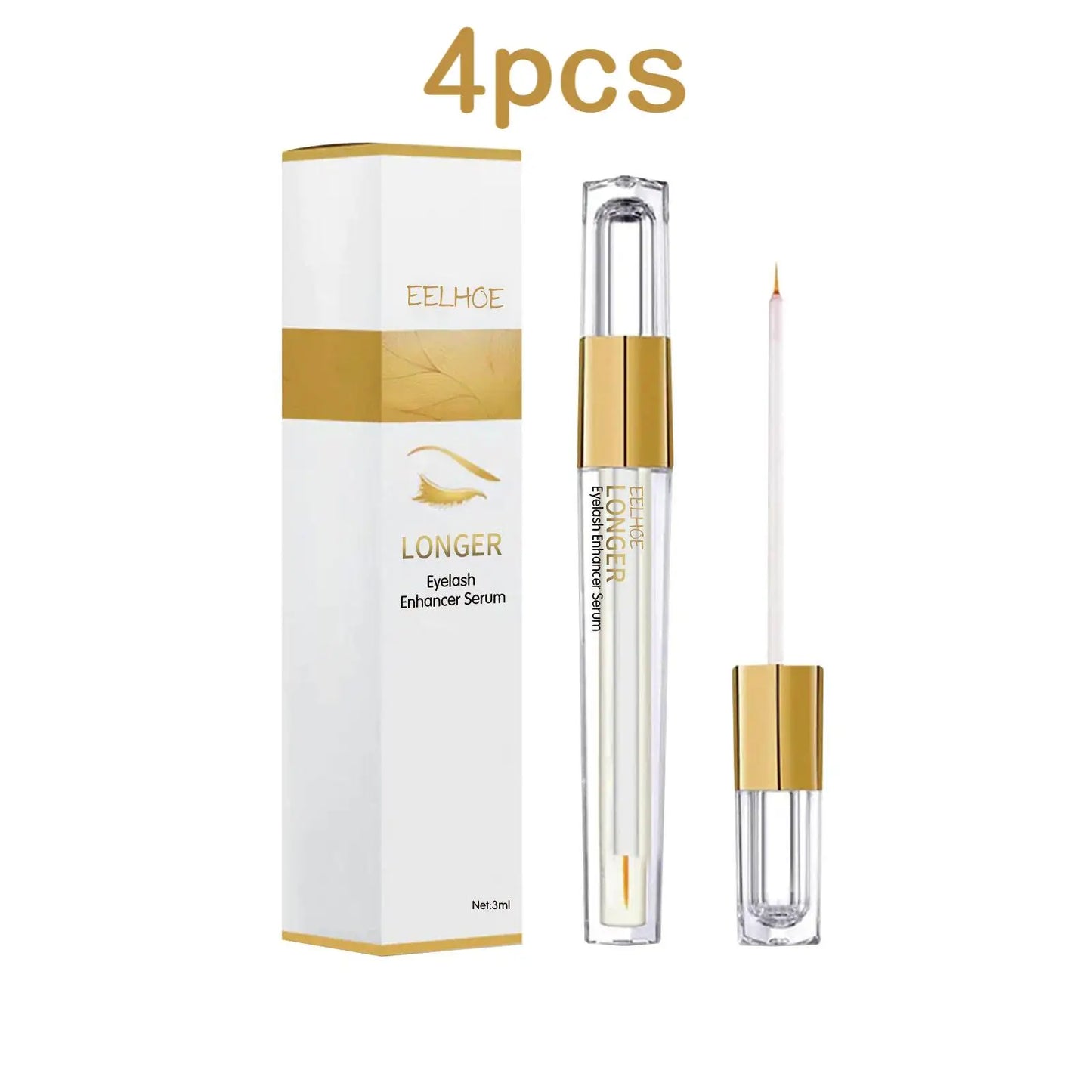 Eelhoe 3ml Eyelash Growth Serum Eyelash Growth Nutrition Enhancer Lengthening Lash Eyebrow Thicker Mascara Eye Lash Lift Serum