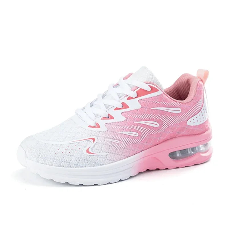 Sneaker Women Walking Shoes Womens Fashion Air Cushion Mesh Breathable Tennis Sport Shoes