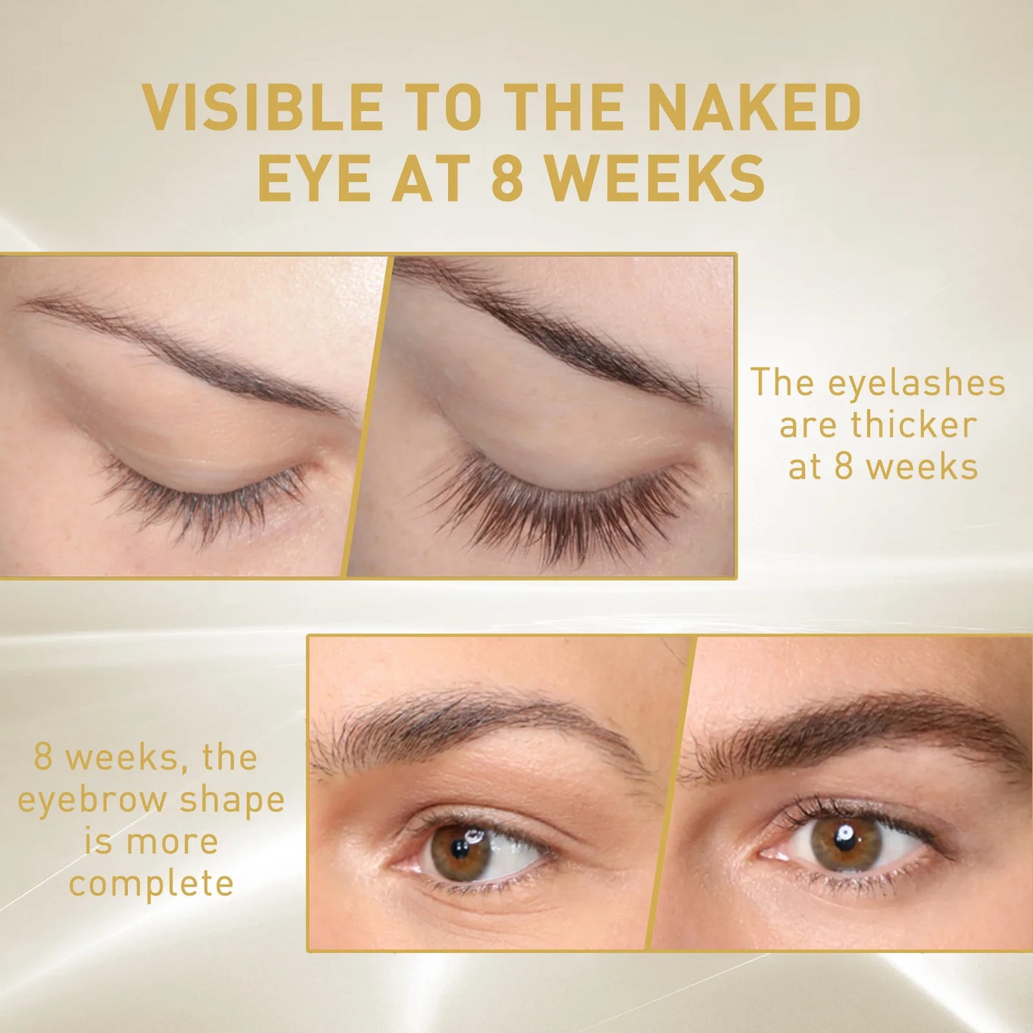 Eelhoe 3ml Eyelash Growth Serum Eyelash Growth Nutrition Enhancer Lengthening Lash Eyebrow Thicker Mascara Eye Lash Lift Serum