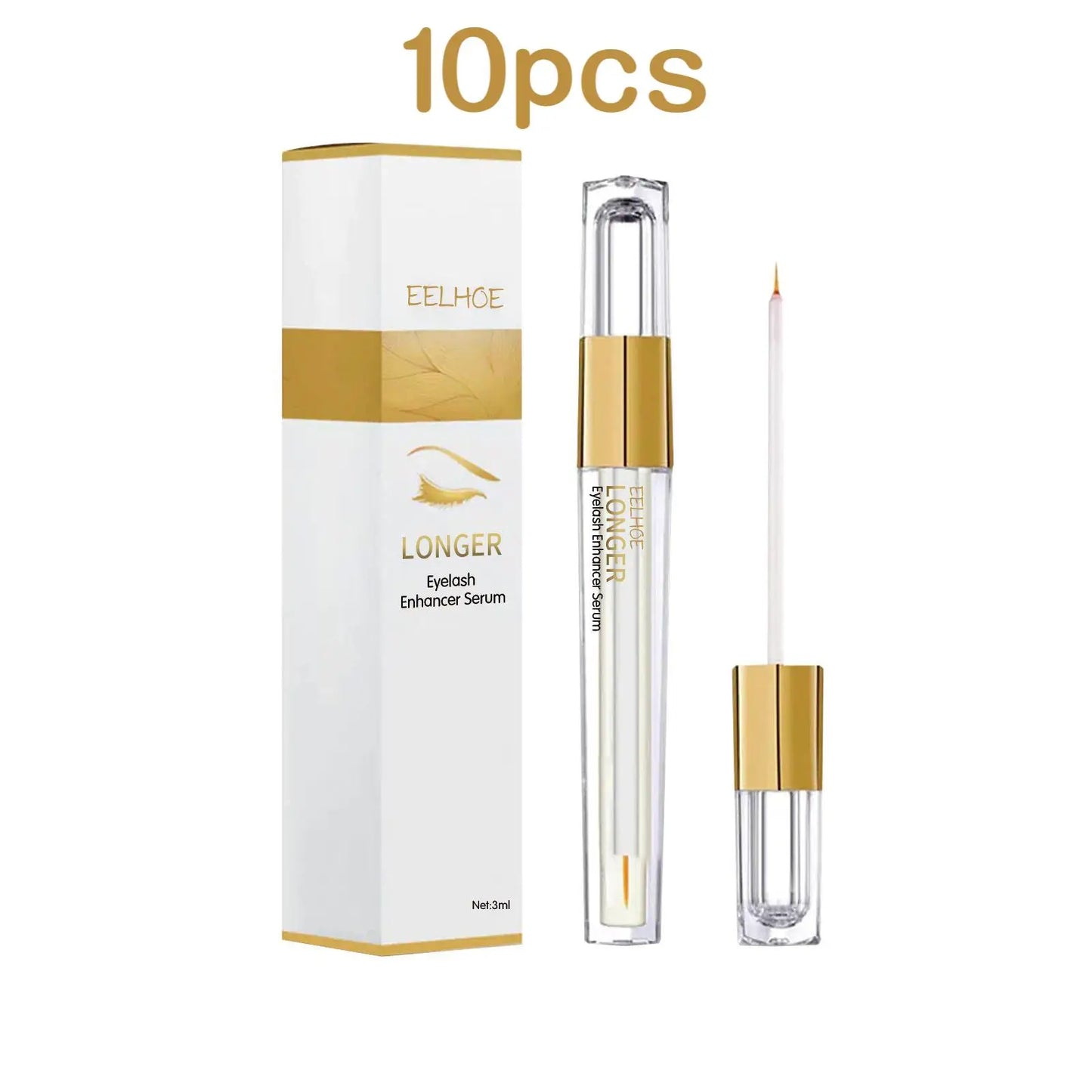 Eelhoe 3ml Eyelash Growth Serum Eyelash Growth Nutrition Enhancer Lengthening Lash Eyebrow Thicker Mascara Eye Lash Lift Serum