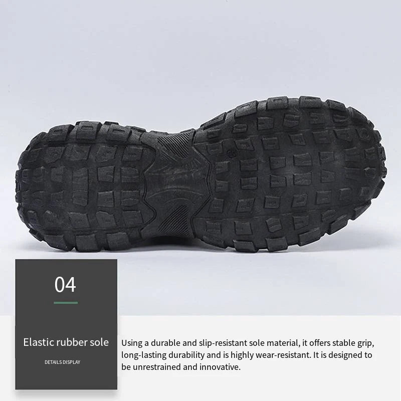 Lightweight Sneaker Men Comfortable Breathable Anti Slip Abrasion Resistant Soft Thick Sole Outdoor Casual Sport Shoes