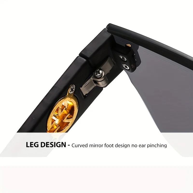 1pcs Fashionable new high-end women's sunglasses gradient color large frame UV resistant sunglasses to modify face shape