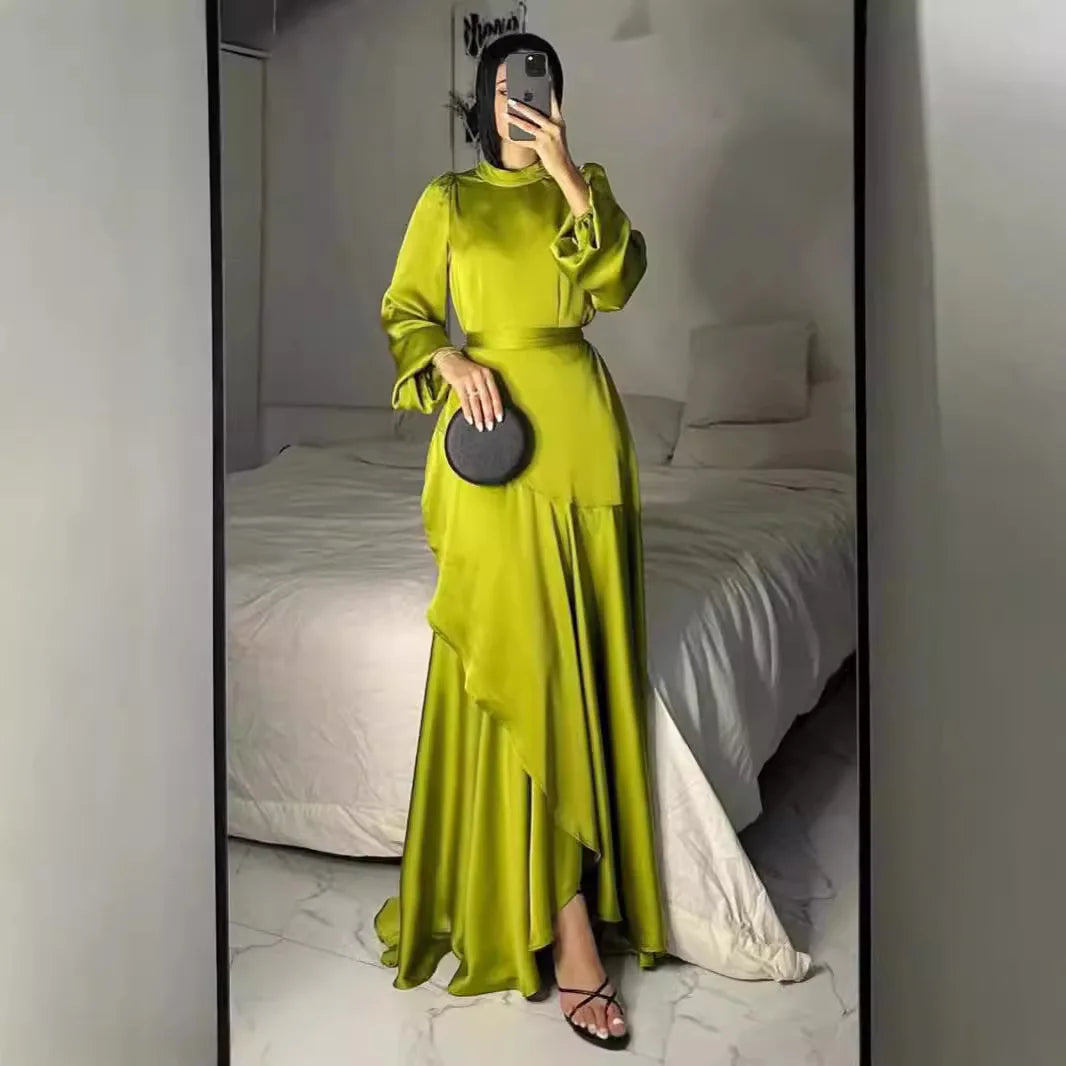Muslim Maxi Dresses for Women Party Abaya Jalabiya Eid Ramadan Vestidos Morocco Dubai Abayas Kaftan Islam Arab Long Robe 2025
