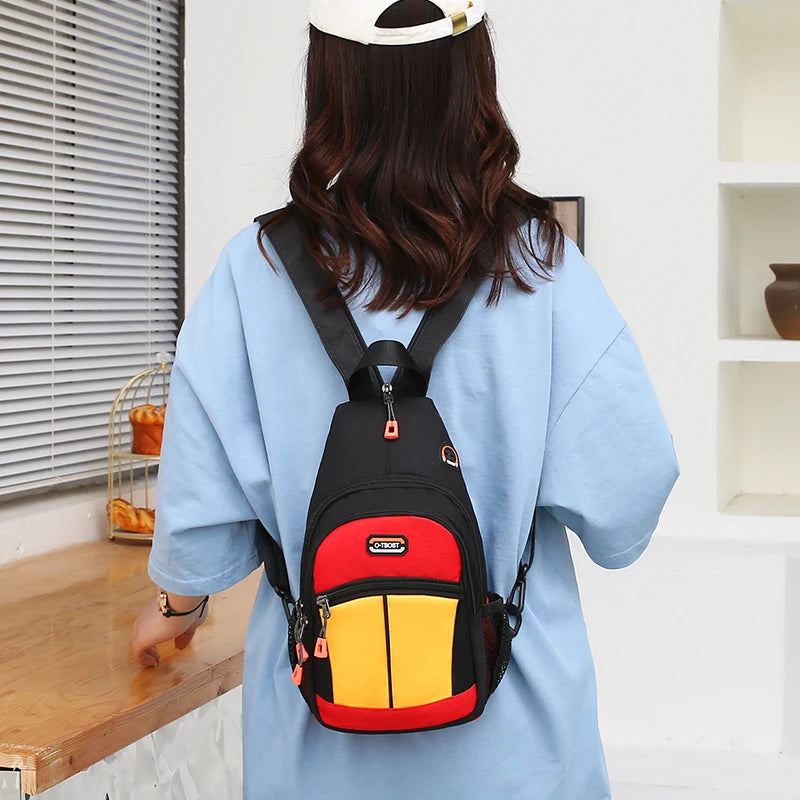 Chest Bag For Men And Women Can Be Worn With One Shoulder And Two Shoulder Crossbody Multifunctional Backpack. Fashion Chest Bag