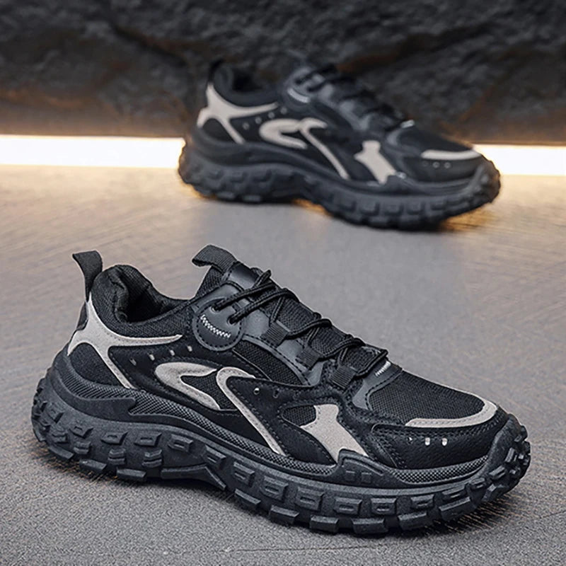 Lightweight Sneaker Men Comfortable Breathable Anti Slip Abrasion Resistant Soft Thick Sole Outdoor Casual Sport Shoes