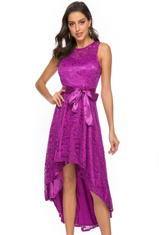 2025 Dresses Elegant Lace Party Party Lace Dress Dresses Women's Fashionable Temperament Casual Sleeveless Irregular Loose Dress