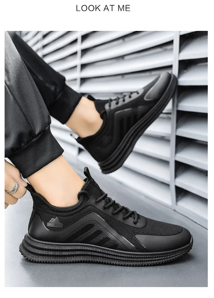 Sports Shoes Man's Lightweight Soft Sole Casual Comfortable Shoes Thin Flat Bottom Resistant To Dirt Trendy Streamline Anti-slip