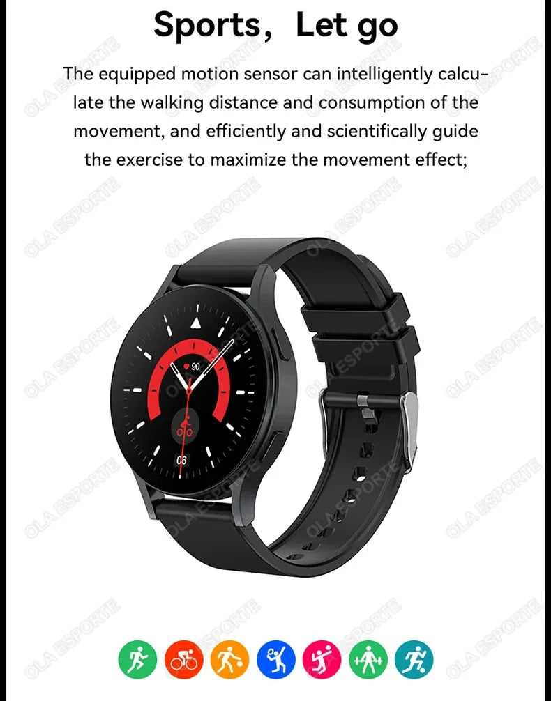 2025 New Women SmartWatch Bluetooth Call Lady Watches Sport Waterproof  Heart Rate  Sleep Smart Watch for  Women Present Gift
