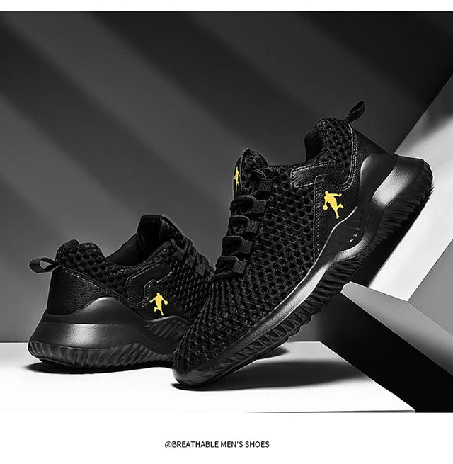 Men Sneakers Lightwhite Breathable Running Shoes for Men Mesh Summer Lace-Up Outdoor Walking Shoe Zapatillas De Deporte