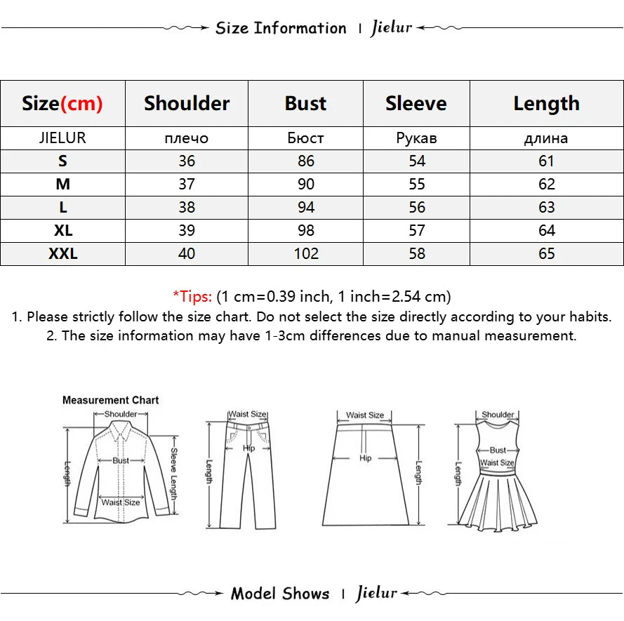 Jielur Elegant Office Lady Work White Blouse Female Fashion Basic Long Sleeve Black Shirt Women Spring Chiffon Tops V-Neck S-XXL