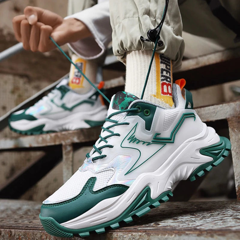 High Quality Mens Casual Sneakers Wear-resistant Man Vulcanized Shoes Breathable Outdoor Running Shoes Comfortable New Men Shoes