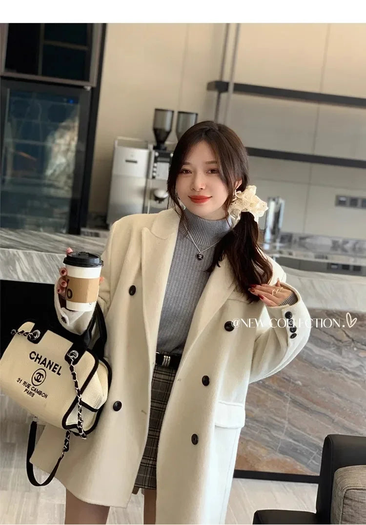 Sweater For Women Winter Thicken Turtleneck Slim Knit Pullover New Warm Plush Velvet Lined Knitwear Jumper Tops Casual Poleras