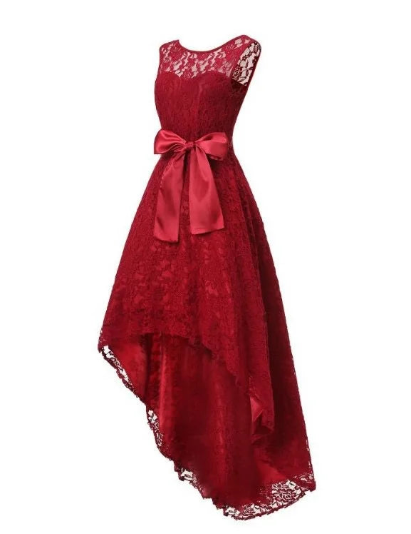 2025 Dresses Elegant Lace Party Party Lace Dress Dresses Women's Fashionable Temperament Casual Sleeveless Irregular Loose Dress