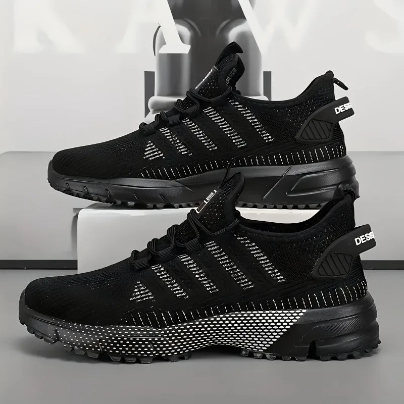 2025 Men's Walking Shoes Fashionable Casual Breathable Fitness Shoes Lightweight Comfortable Non Slip Men's Summer Casual Shoes