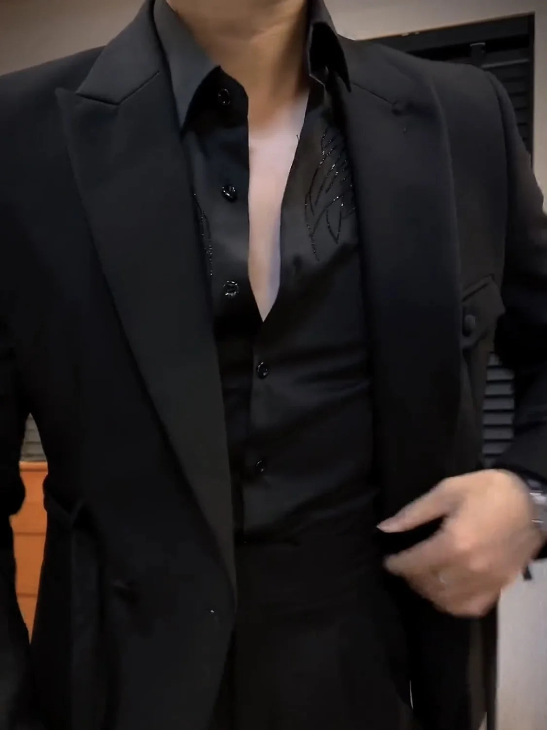 Advanced and Craftsmanship Men's Shirt 2023 New Style Yapi Gentleman Handsome Charm Maillard Western Style Shirt