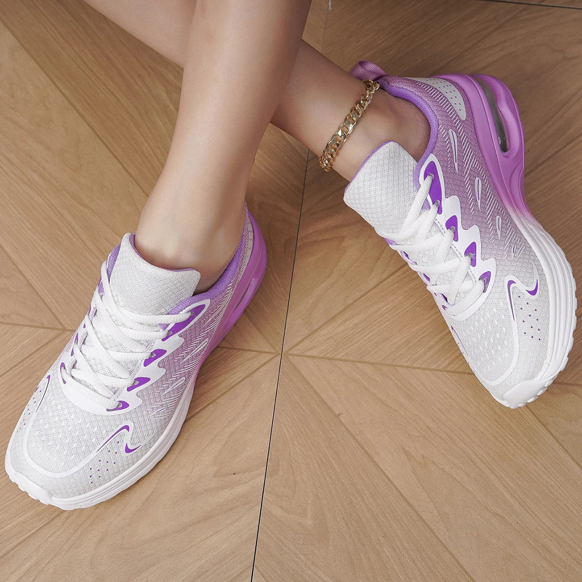 Sneaker Women Walking Shoes Womens Fashion Air Cushion Mesh   Breathable Tennis Sport Shoes