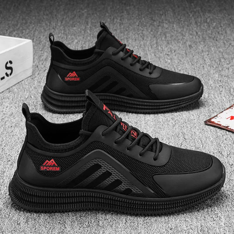 Sports Shoes Man's Lightweight Soft Sole Casual Comfortable Shoes Thin Flat Bottom Resistant To Dirt Trendy Streamline Anti-slip