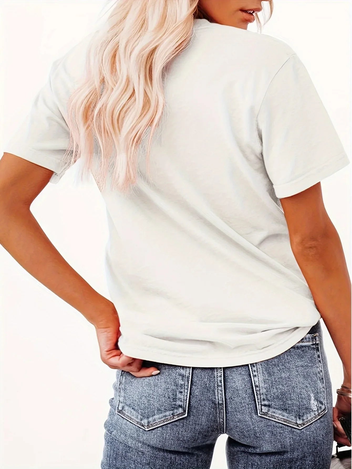 Polyester Spandex Versatile Summer Outfits Versatile Tshirt|Paris Shirt|Stretchy Women'S Print Casual Crew Sleeve Comfortable