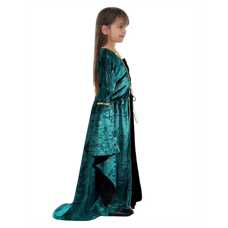 Renaissance Dress for Women Irish Medieval Dresses Victorian Female Costumes Halloween Cosplay Costume Masquerade Party Outf # 1