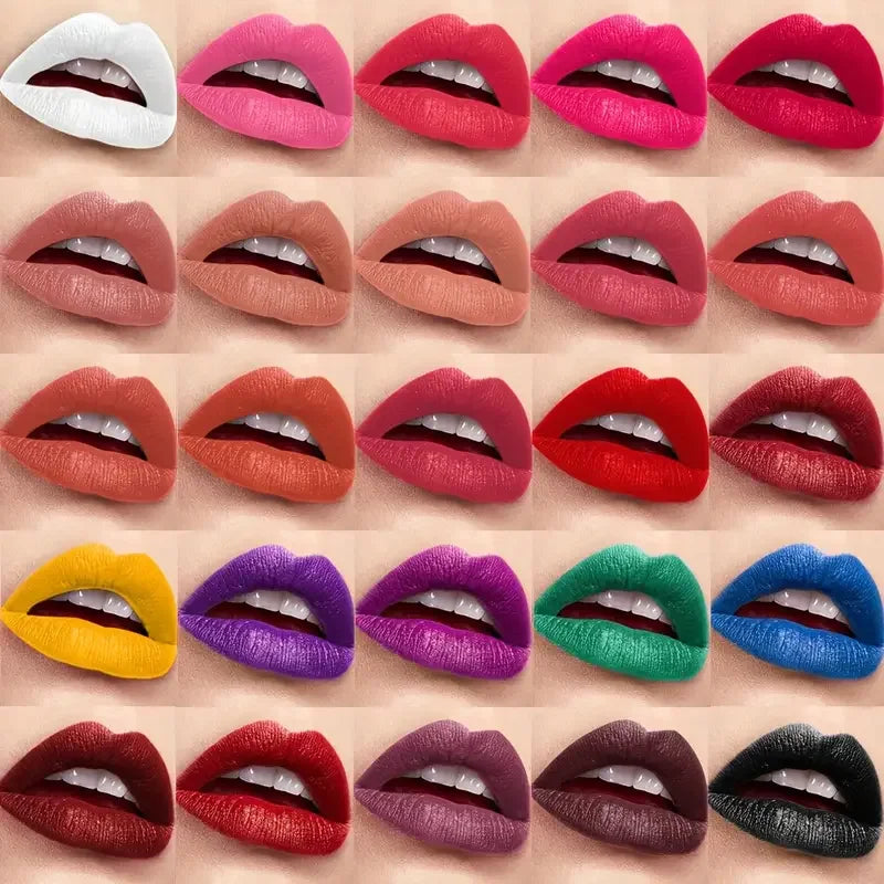 25-Color Lipstick Palette Long-Lasting 24-Hour Wear,Waterproof and Smudge-Proof,Multi-Purpose for Lips and Eyes,Valentine's Gift