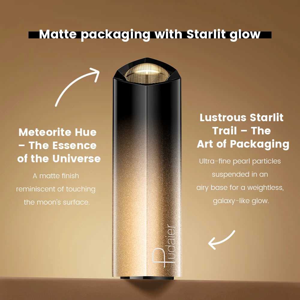 Glitter Lipstick, a pressable pearlescent lipstick, is very shiny like crushed diamond particles, smooth and long-lasting, has a