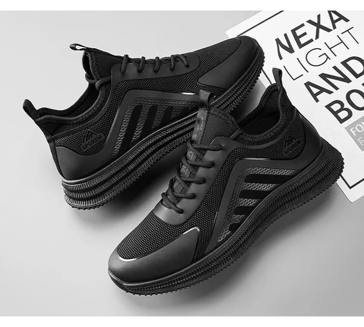 Sports Shoes Man's Lightweight Soft Sole Casual Comfortable Shoes Thin Flat Bottom Resistant To Dirt Trendy Streamline Anti-slip