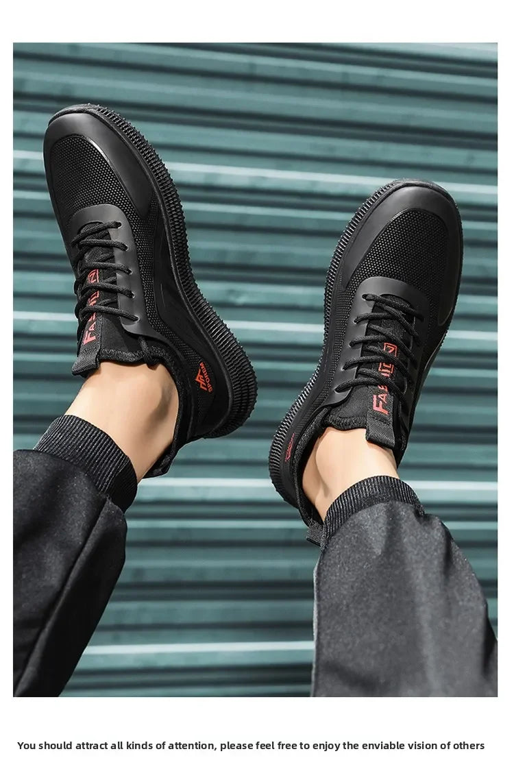 Sports Shoes Man's Lightweight Soft Sole Casual Comfortable Shoes Thin Flat Bottom Resistant To Dirt Trendy Streamline Anti-slip