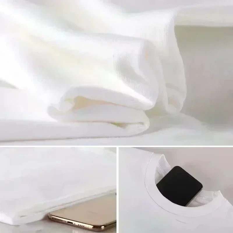 2025 New All-Season Comfort Women's Printed Cotton T-Shirt - Casual Crew Casual Street Clothing Women's Fashion Top T-Shirt