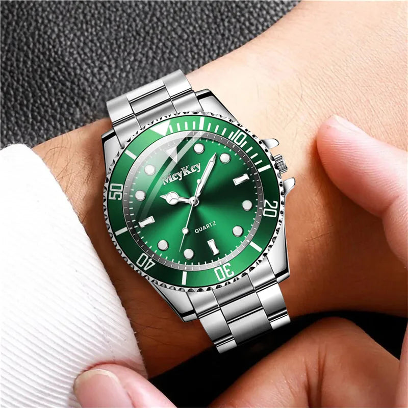 Fashion Large Dial Men Quartz Watch Men Business Watches Casual Clock Sports Wristwatch Reloj Hombre