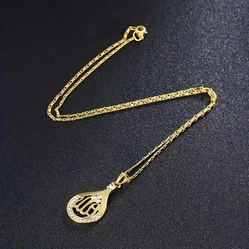 Popular, elegant necklace for women, featuring a drop design, perfect for pairing with elegant dresses.