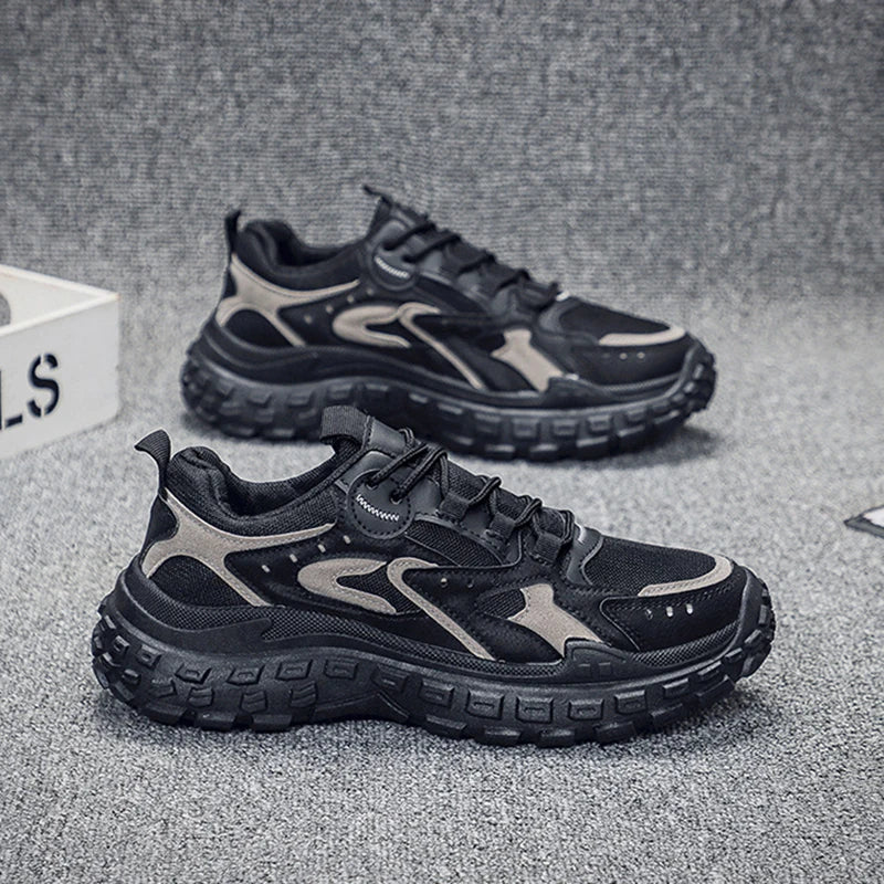 Lightweight Sneaker Men Comfortable Breathable Anti Slip Abrasion Resistant Soft Thick Sole Outdoor Casual Sport Shoes