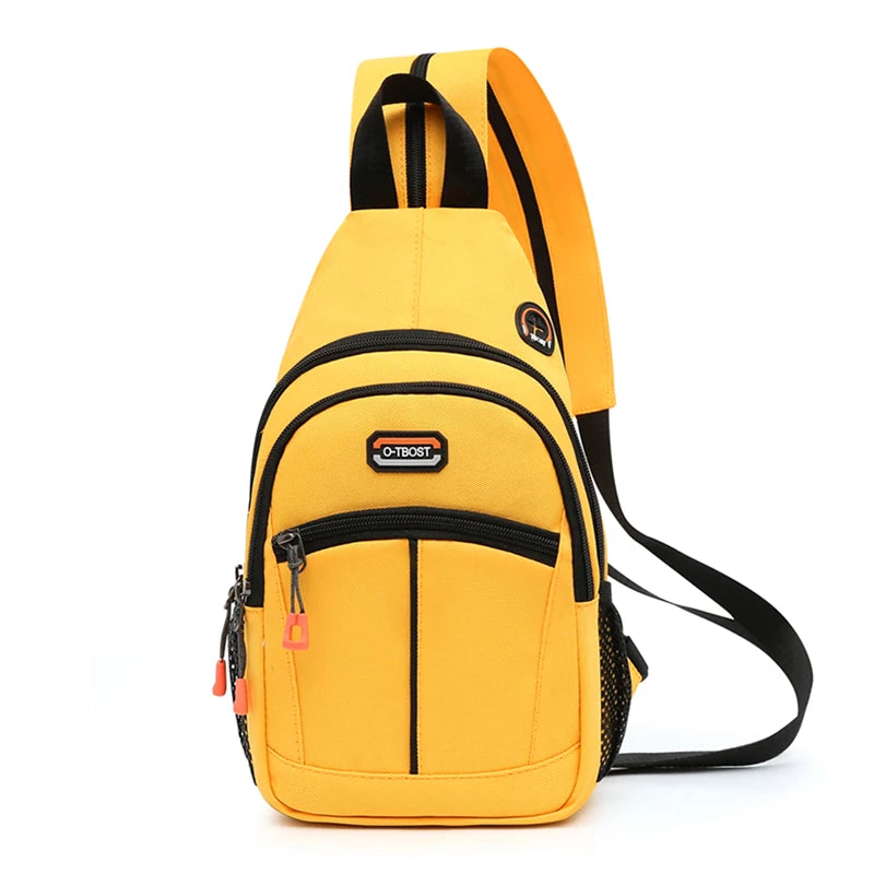 Chest Bag For Men And Women Can Be Worn With One Shoulder And Two Shoulder Crossbody Multifunctional Backpack. Fashion Chest Bag