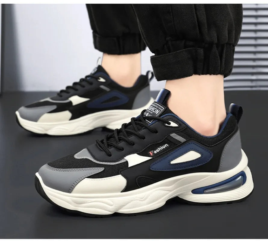 2025 Trendy Sneakers for Men Shoes Summer Outdoor Wear-Resistant Casual Sports Skateboard Shoes Fashion Breathable Shoes