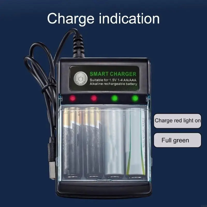 Alkaline Battery Charger Intelligent Charging Box 1.5V For Various Batteries Sustainable Power Management