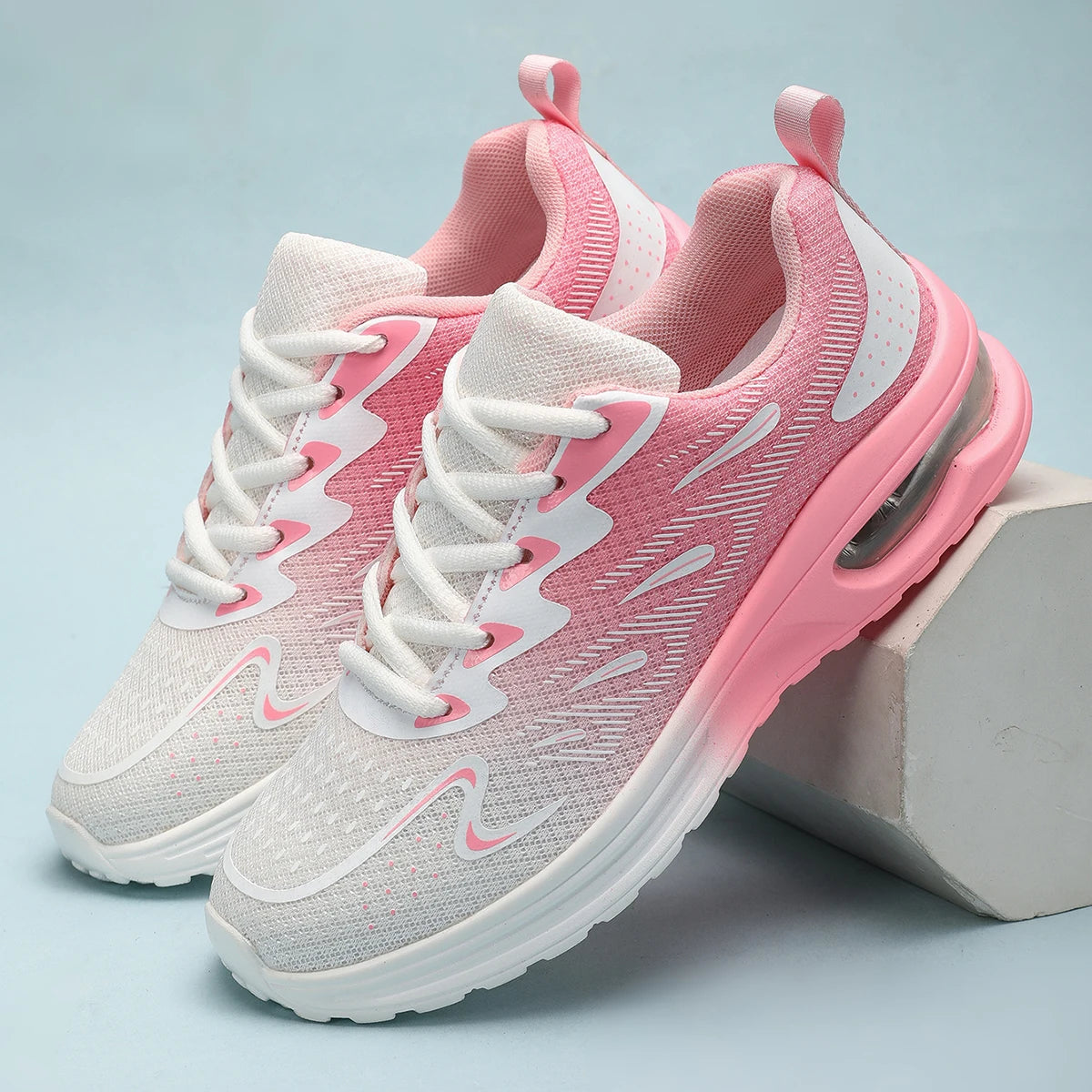 Sneaker Women Walking Shoes Womens Fashion Air Cushion Mesh   Breathable Tennis Sport Shoes