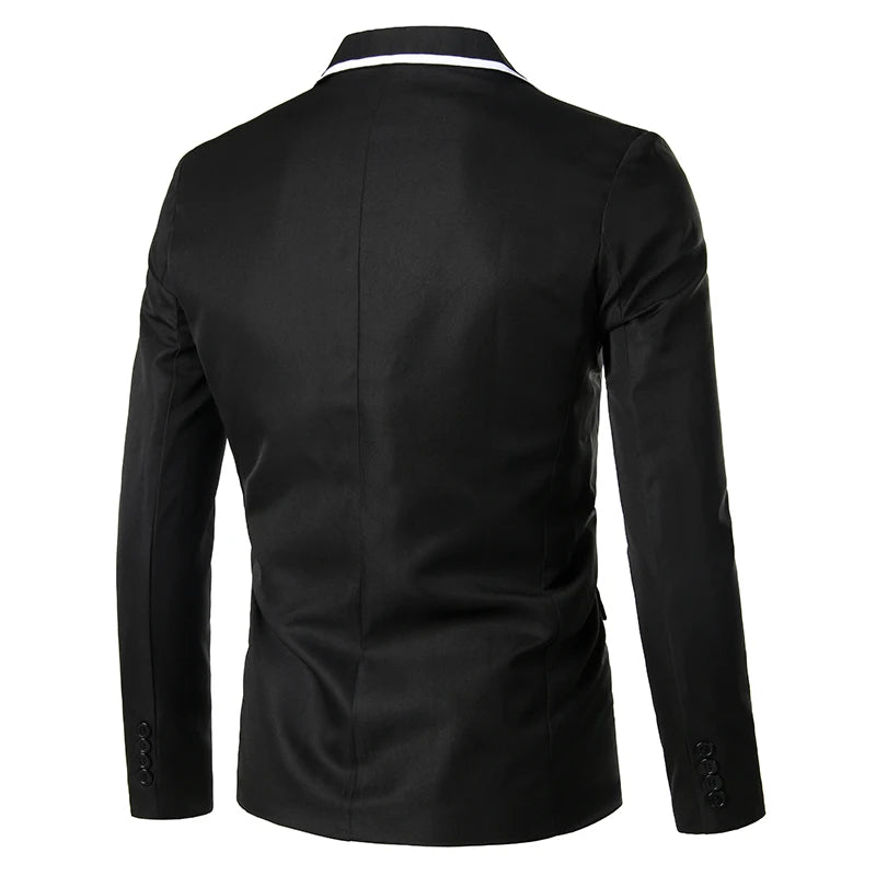Man Party Dresses Leather Dress Coats Suits Blazer Clothing Men's Solid Color Suit Coat Mens Blazers