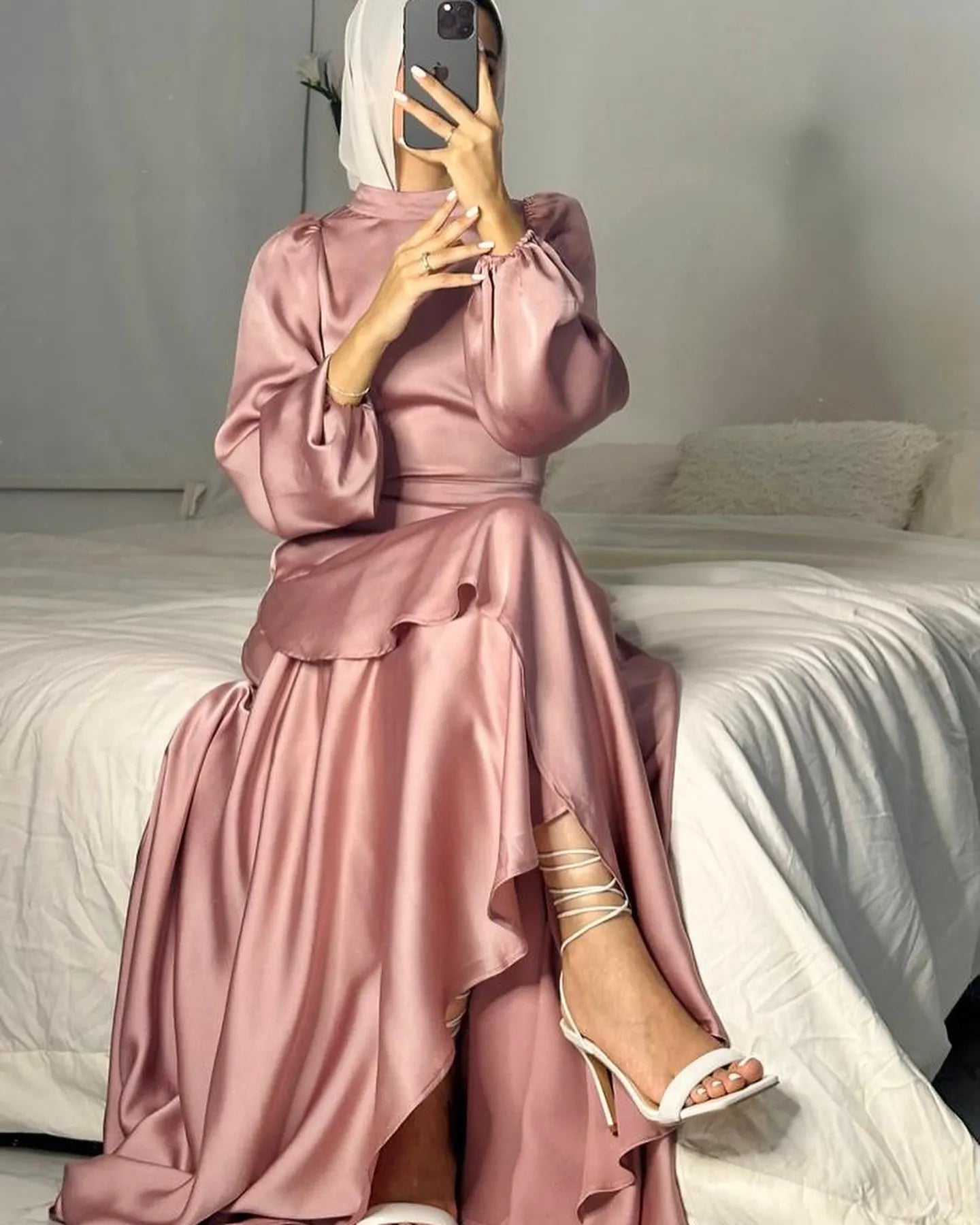 Muslim Maxi Dresses for Women Party Abaya Jalabiya Eid Ramadan Vestidos Morocco Dubai Abayas Kaftan Islam Arab Long Robe 2025